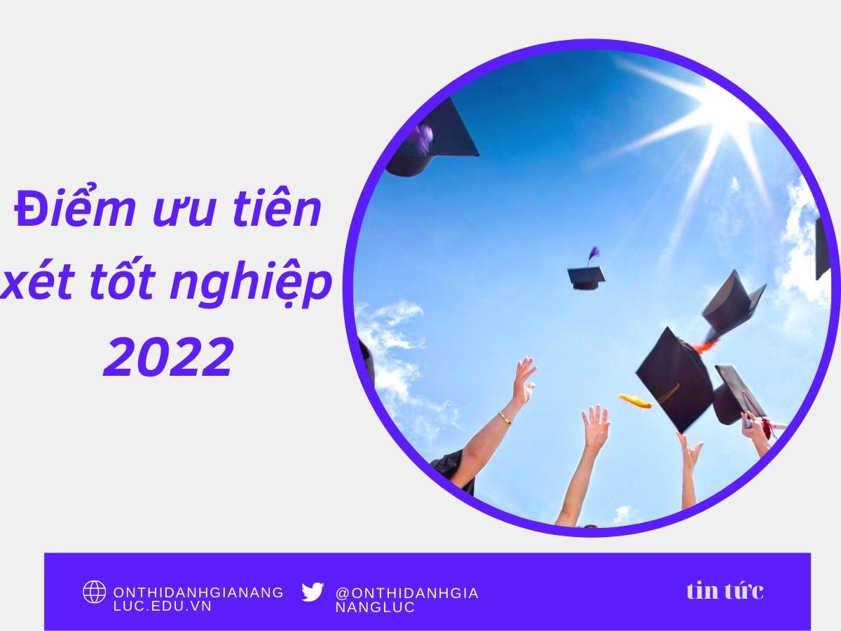 Điểm ưu tiên xét tốt nghiệp 2022